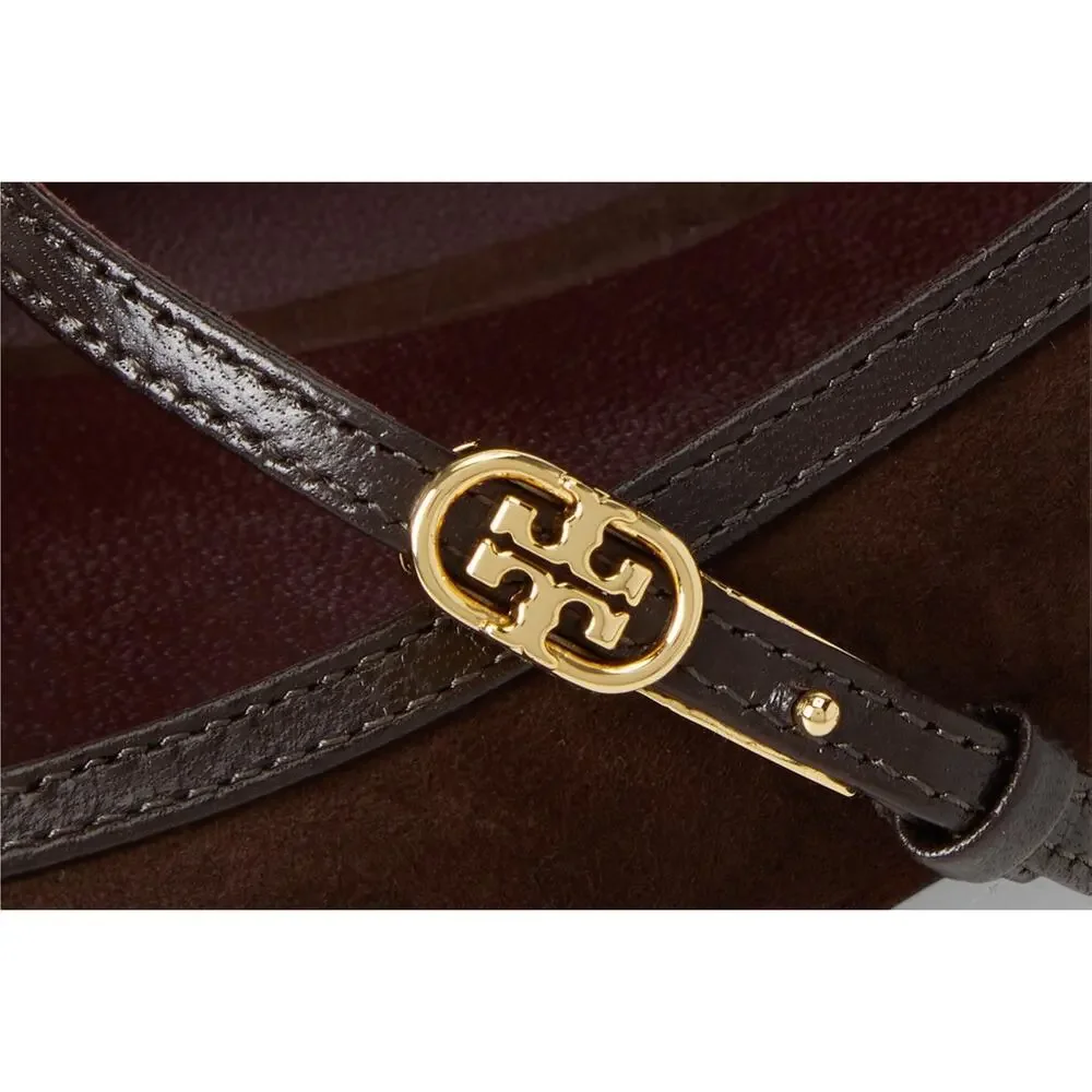 TORY BURCH WOMENS DOUBLE T BUCKLE MARY JANE PERFECT BLACK/PERFECT BLACK 8 MEDIUM